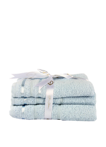 Hobby полотенце (2 шт.) полоска светло-голубой производство - Турция