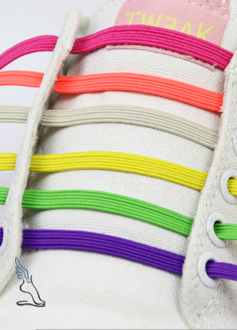 Цветные эластичные шнурки-резинки с магнитом, 100 см, цвет №4 No Brand (254289072)