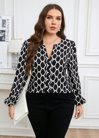 Чёрная блуза SHEIN