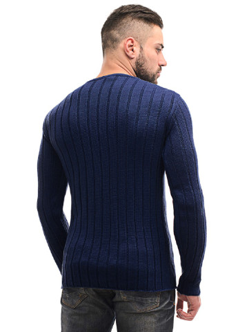 Темно-синий демисезонный пуловер пуловер SVTR