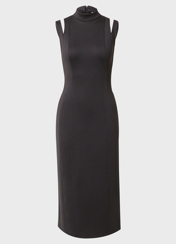 Чорна кежуал сукня силуетна, сукня-майка Calvin Klein однотонна