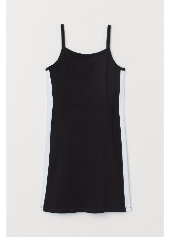 Чёрно-белое платье H&M (214386416)