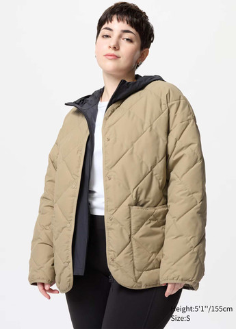 Бежева демісезонна куртка Uniqlo