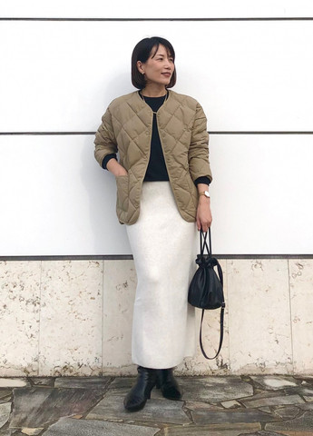 Бежева демісезонна куртка Uniqlo