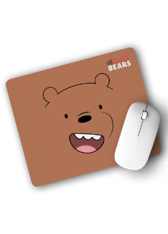 Коврик для мышки Гризли Вся правда о медведях (We Bare Bears) (25108-2663) 29х21 см MobiPrint (224437185)