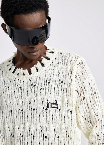 Белый демисезонный джемпер джемпер SHEIN