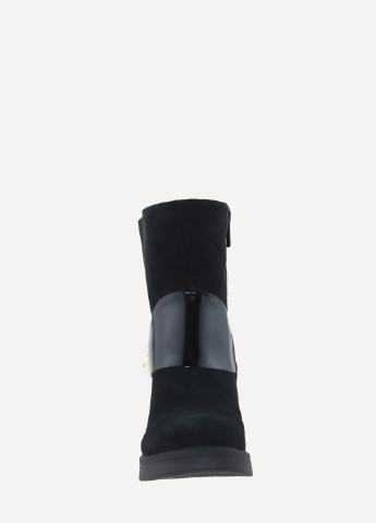 Зимние ботинки rd21-11 черный Dalis из натуральной замши