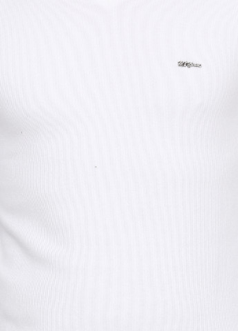 MSY пуловер однотонный белый кэжуал