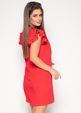 Красное кэжуал платье Issa однотонное