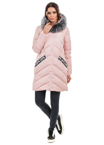 Рожева зимня куртка Icon