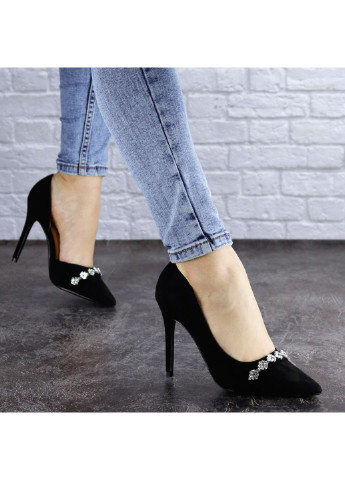 Жіночі туфлі на підборах Fajita 1951 38 24 см Чорний Fashion (253791757)