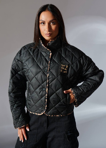 Черная демисезонная куртка LibeAmore