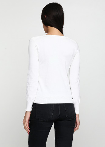 Белый демисезонный пуловер пуловер Ralph Lauren