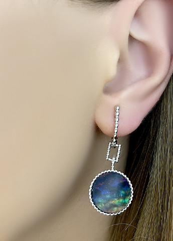 Серьги Silver Flame (251150769)