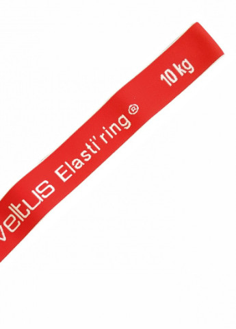 Стрічка для фітнесу тканинна Elasti'ring в коробці + QR код Червона 10 кг (SLTS-0026) Sveltus (254398157)