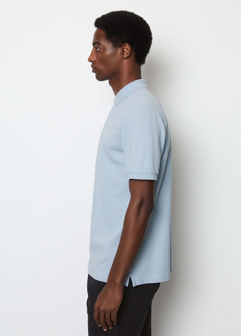 Светло-голубой футболка-поло для мужчин Marc O'Polo однотонная