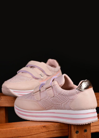 Розовые демисезонные кроссовки AAA