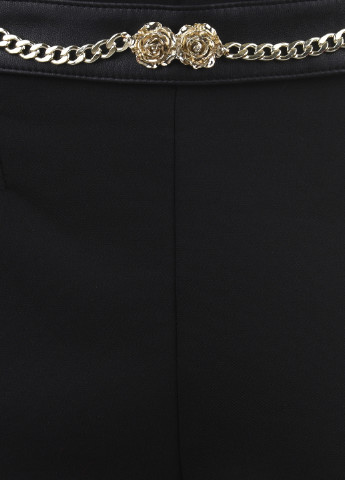 Черные кэжуал демисезонные зауженные брюки LOVE REPUBLIC
