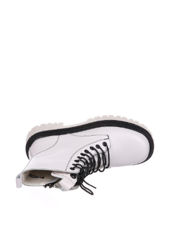 Осенние ботинки берцы 24pfm со шнуровкой, с белой подошвой тканевые
