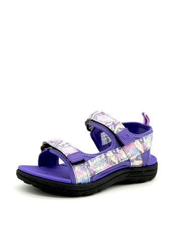Фиолетовые кэжуал сандалии EEBB на липучке