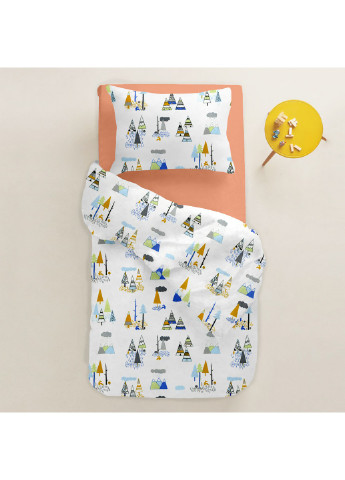 Подростковое постельное белья на резинке Wigwam Forest Terrakot 160х220 (4822052083475) Cosas (252356896)