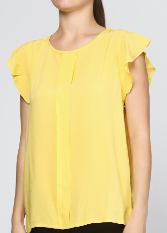 Желтая летняя блуза Лаванда