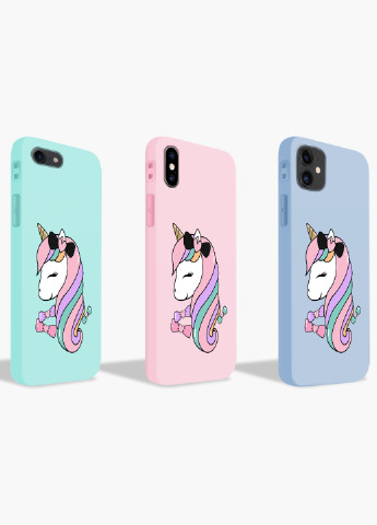 Чохол силіконовий Apple Iphone 8 Єдиноріг (Unicorn) Білий (6151-1391) MobiPrint (219517704)