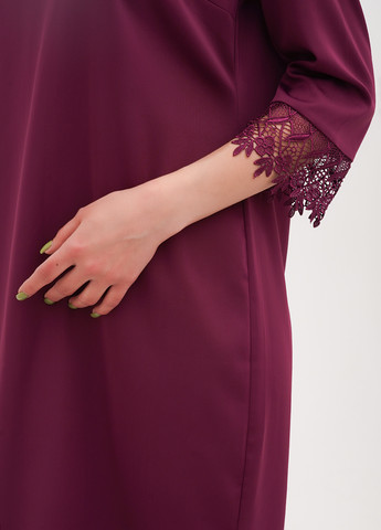 Сливова кежуал сукня Imperial однотонна