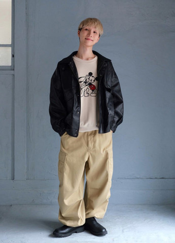 Бежевый свитшот Uniqlo персонажи без декора (322455757)