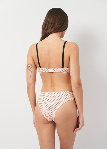 Пудровый демисезонный комплект (бюстгальтер, трусики) Jadea