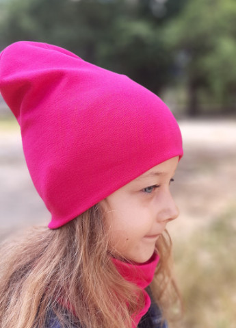 Дитяча шапка з хомутом КАНТА розмір 52-56, малиновий (OC-391) Канта (212242537)