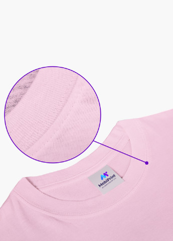 Розовая демисезонная футболка детская лайки единорог (likee unicorn)(9224-1594) MobiPrint