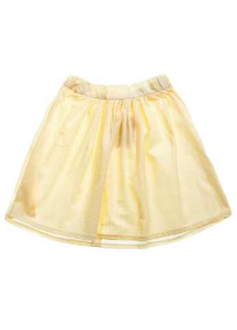 Желтая кэжуал однотонная юбка Kids Couture со средней талией