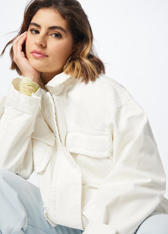 Біла демісезонна куртка Monki