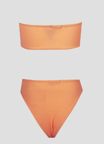 Коралловый летний купальник Boohoo