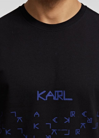 Темно-синя футболка Karl Lagerfeld