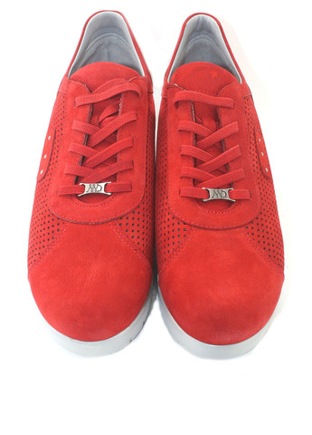 Красные демисезонные кроссовки No Brand