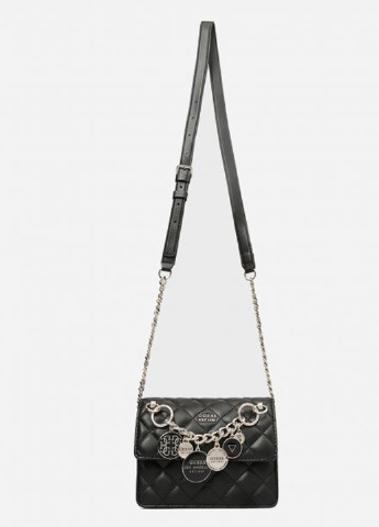 Мини-сумка через плечо Victoria Mini, 19x16x7 см, черный Guess (253840210)