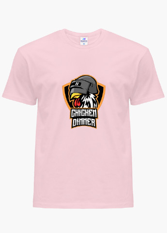 Розовая демисезонная футболка детская пубг пабг (pubg)(9224-1186) MobiPrint