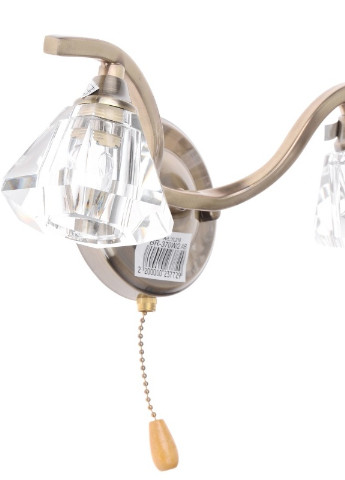 Бра направленного света настенное накладное с выключателем BR-370W/2 AB Brille (253894272)