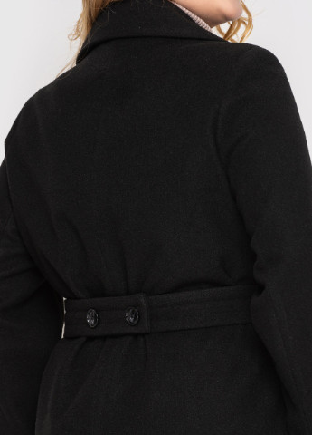 Черное демисезонное Пальто Muar Виола черный 0355 Vlavi