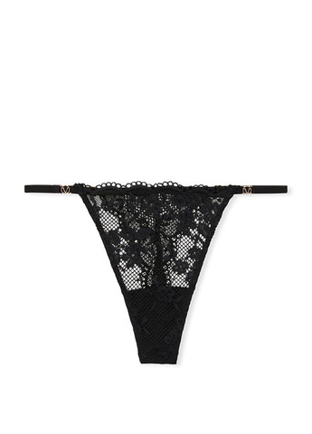 Чорний демісезонний комплект (бюстгальтер, трусики) Victoria's Secret