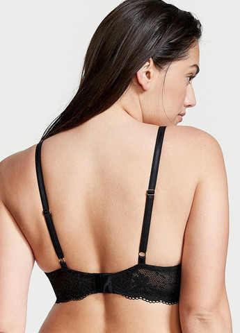 Чорний демісезонний комплект (бюстгальтер, трусики) Victoria's Secret