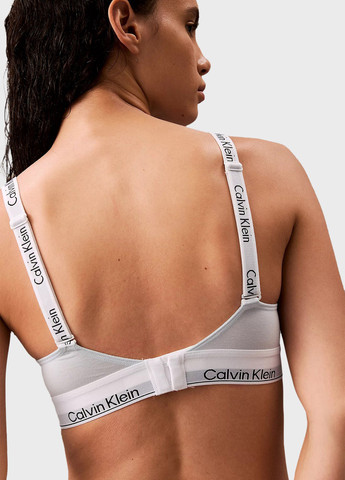 Голубой топ бюстгальтер Calvin Klein с косточками хлопок