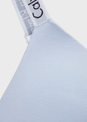 Голубой топ бюстгальтер Calvin Klein с косточками хлопок