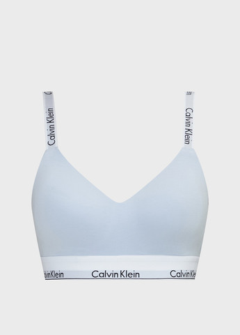 Голубой топ бюстгальтер Calvin Klein с косточками хлопок