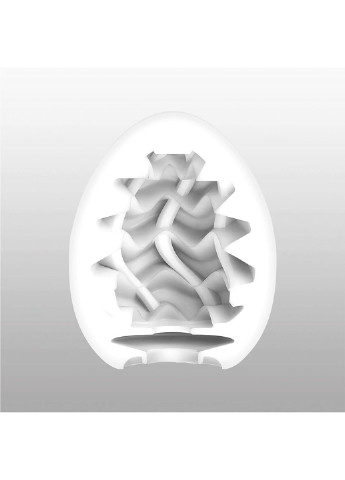 Мастурбатор-яйцо Egg Wavy II с двойным волнистым рельефом Tenga (254150753)