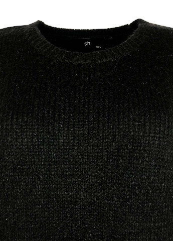 Черный зимний свитер oversized джемпер Silvian Heach