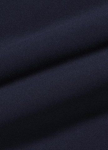 Темно-синяя кэжуал рубашка однотонная Uniqlo