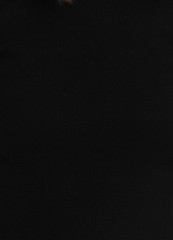 Черное кэжуал платье Mercan однотонное